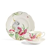 Royal Albert Miranda Kerr Australiana Teacup Saucer Plate WHT 3PCS