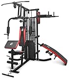Fit4home Multi Gym Workout Station | Home Fitness Body Exercise Machine | Total-body Workout | TF-7005A, (81.64 KG)