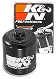 K&N Motorcycle Oil Filter: High Performance, Premium, Designed to be used with Synthetic or Conventional Oils: Fits Select Piaggio, Aprilia, Derbi, Peugeot, Malaguti, Gilera Vehicles, KN-183, Black