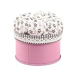 Pumpkin Shaped Pin Cushion, Needle Insert Storage Box, Needle Cushion Box, Cute Small Pincushion, Sewing Needle Cushion Holder with Storage Box,Cross-Stitch Handmade Needle Mat for Sewing DIY Crafts