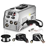 SSIMDER 140 Amp MIG Welder 240V Machine Stick/Flux Core MIG/Lift TIG 3 in 1 Welding Machine with IGBT Inverter and 1lb Welding Wire, for Metal DIY Projects/Home/Farm/Car