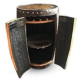 Cheeky Chicks Ltd JD's Branded Whisky Barrel “Alexander” Drinks Cabinet | Bar Table