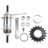 SMZhomeone Bike Rear Wheel Hub Universal Bike 36 Holes Rear Wheel Hub Cassette Replacement Coaster Brake Back Pedal Rear Hub Freewheel Mountain Bike Fixed Gear
