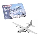 TECKEEN 1/144 Scale US C-130 Hercules Transport Aircraft Model Plastic Model Diecast Plane Model for Collection (Unassembled Kit