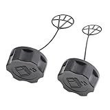 Hicello 2PCS Brush-Cutter Strimmer Fuel Tank Caps, ID 33mm Fuel Petrol Cap fit CG430 CG520 and more, for Tanaka trimmer for Mountfield hedge Cutter for Parkside 4-in-1 Multi-tool Grass Trimmer