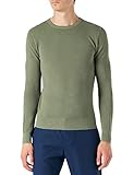 HACKETT LONDON Men's GMD Textured Crew Sweater, Beige (Sea Spray), M