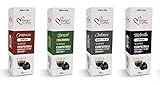 Espresso Capsules Compatible with CAFFITALY, K-FEE System, by Italian Coffee (Taste Kit 4 Blends, 80 Pods tot.)