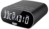 DAB+ FM Clock Radio Bush Abbey LCD Display Alarm Clock Radio - Black 4745172