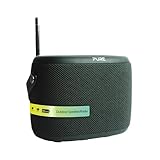 Pure Woodland Outdoor Speaker with Bluetooth & DAB+/FM Radio (waterproof IP67, robust, portable, 14h battery - perfect for garden & camping) Green