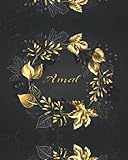 PERSONALIZED AMAL GIFTS: Novelty Name Journal Present For Amal (Lined Notebook - Card Alternative)