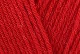 HADSON Cygnet Pure Wool Superwash DK Double Knitting 100% Wool Crochet Yarn for Fun Versatile Yarn Garments Knitting Wool - 50g Ball - Geranium (2185) - Single (1 Ball)