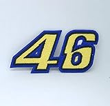 Team 46VR Sky Racing Motorbikes Logo Iron on Sew on Embroidered Patch