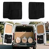 LMYSUFI Rear Barn Door Organisers Compatible with Ford Transit Custom, 1 Pair Campervan Door Storage Van Interior Organiser