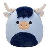 Squishmallows Original 7.5-Inch Toro the Blue Highland Cow
