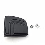 Black Small Airflow Groove Brake Pedal Pad for Harley Davidson Fat Bob FXDF Dyna Wide Glide Breakout FXSB CVO Sportster 1200 Seventy Two forty Eight Softail Deuce Softail FXST