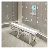 IBOWZ Bathroom bench, 10 5 4 2 Pack Changing Bench for Bathroom ABS Plastic Long Clothing Shoes Portable Rest Benches Swim