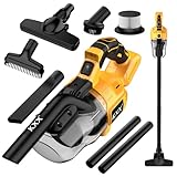 Cordless Vacuum for De-Walt 20V Battery, 5 in 1 Handheld Electric Vacuum Cleaner with 500W Powerful Motor, 46 CFM Portable Hand Vacuum with Filtration HEPA for Floor, Carpet, Car (Not include Battery)