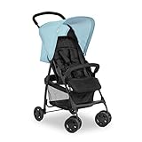 hauck Sport, Blue - Super Lightweight Travel Pushchair with Raincover (only 5.9 kg) Compact & Foldable, Fully Reclining, XL Storage Basket, from Birth up to 15 kg