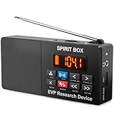 PARANORMIC Spirit Box Ghost Hunting Equipment — Handheld EVP Ghost Hunting Equipment Kit with 32 GB Micro SD & Integrated Flashlight — Paranormal Equipment Ghost Box for Scanning & Recording Spirits