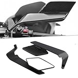 CQFCY Motorcycle Rearview Mirror for BMW K1200R K1200, Adjustable Rotating Side Mirror Wind Wing, Motorcycle Bar End Mirrors Accessories