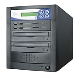 EZ DUPE 1 to 1 Multimedia CD DVD Duplicator – Flash Media (USB/SD/CF/MS) & Optical Disc Backup System – CD DVD Burner, USB SD Copier and Cloner (Media Mirror Plus)