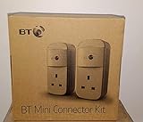 BT Mini Connector Kit - 1GB Twin Powerline Plugs 3859 (Renewed)