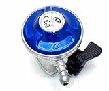 IGT 21mm 28mbar Butane Gas Regulator for 21mm Cylinders - Ideal for Caravans, BBQ, Camping & Mobile Heaters - 1.5kg/hr - 0.26kg