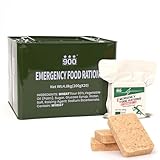 Emergency Food Rations Bars - Original Flavor Hardtack, Mre Meals 2025, 15 Days Emergency Meals Survival Foods Bars, Emergency Supplies for Disaster Preparedness, Tin Pack, Long Shelf Life