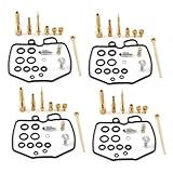 MayNuo 4X Motorcycle Carburetor Carb Repair Rebuild Kits For Honda CB650 CB650C CB650SC CB 650 C 1981 1982