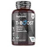 Testosterone Supplements for Men - 180 Vegan Tablets (3 Months Supply) - 12 Well-Known Ingredients Like Maca, Fenugreek, Zinc, Magnesium, Vitamin D, D-Aspartic & Selenium - Test Boosters for Men