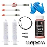 epic Bleed Kit for RockShox Reverb | Fits All Reverb Seatposts & Remotes (xLoc, 1X, Stealth) | Reverb Hydraulic Fluid Included (120ml Reverb Fluid)
