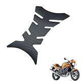 generic motorcycle tank protector Compatible with Triumph Speed Triple T509 1997-1999,Accessory modification, 1PCS Fuel tank decoration Carbon Fiber(black)