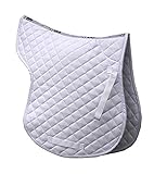 Rhinegold Cotton Quilted Numnah - Pony - White
