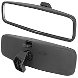 Car Interior Mirrors 814842, Inner Rearview Mirror ABS and Glass Housing, Windshield Rear View Mirror for Driving Instructor, Replacement for Peugeot 107/206/106, Toyota Aygo, Citroën C1, Clio 1/3