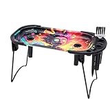 Cone Rolling Tray with Cone Loader, Foldable Stand Cone Pre Roll Machine with Metal Rolling Tray, Cleaning Brush, Filler Funnel and Packer, Be used for King Size and 1 1/4 Size Papers(number 4)