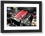 Media Storehouse Ford Sierra RS Cosworth Engine Framed Print (Classic Cars) - Modern Frame 22"x18" (58x48cm) (8640565)