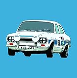 Retro Motor Company Ford Escort MK1 RS2000 Greeting Card