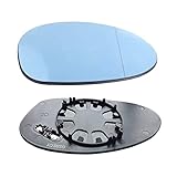 GSRECY Right Side For E82 E90 E91 E92 E46 OEM Door Mirror Glass - Heated (Blue Glass)