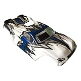 Amagogo RC Painted Car Body Shell RC Car Body Shell Frame Control Toy Car Shell RC Car Shell Body RC Body Shell for 1:8 Truck DIY Accs, Blue