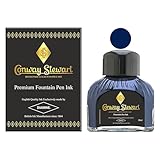Conway Stewart Fountain Pen Bottle Ink - Blue/Black