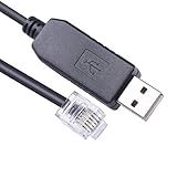 Green-utech 16ft Serial Cable for for Meade LX200 ACF Series Telescopes,USB-6P6C RS-232 Control Cable