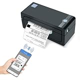 JADENS Bluetooth Thermal Label Printer, 4x6 Shipping Label Printer, Compatible with Android, iPhone, Windows & Mac, Widely Used for Hermes, Royal Mail, Amazon, Shopify, Ebay