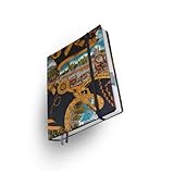 Whitebook Haute Couture H002-L, Pure Silk, Hermes Motif Printed, 240 pp. Paper FSC (fits iPad & Samsung Tab 10.1/10.5, refillable Content booklets)
