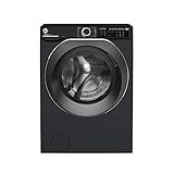 Hoover H-WASH 500 12kg Freestanding Washing Machine, 1400 RPM, A Rated, ECO‑Power Inverter Motor, hOn App, 60 Programmes, Care Dose, Power Care System, Black, 60x67x85 cm ‑ HW 412AMBCB/1-80
