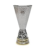 UEFA EUROPA LEAGUE Unisex Adult EL 45 mm Replica Trophy in 3D, Silver, 45 mm
