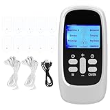 Tens Machine for Pain Relief, Dual Channel Tens Machine with 8 Massage Modes 10 Patches, Tens Machine for Back Pain Muscle Shoulder Neck Pain Relief