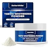 BetterWhite Teeth Whitening Powder - Dentist-Approved & Enamel-Safe | 6 Month Supply | Tea, Coffee, Wine & Smoking Stain Remover | Non-Sensitive Formula | Peroxide-Free | HAP, Baking Soda & Xylitol