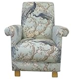 Adult Chair Armchair Laura Ashley Belvedere Duck Egg Fabric