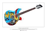 George Morgan Illustration Paul Weller's Rickenbacker 330 WHAAM! Limited Edition Fine Art Print A3 size