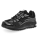 Nike Men's AIR MAX TL 2.5 Sneaker, Black Black Metallic Silver, 10.5 UK